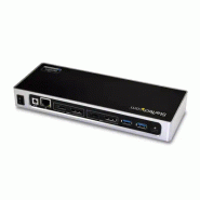 Station d'Accueil Double àÉcran 4K60Hz DisplayPort et HDMI - Dock USB-C et USB-A - Dock USB 3.0 pour_1