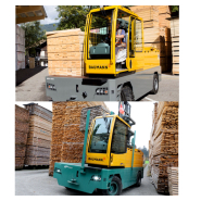 Chariot latéral électrique Baumann série EGX - 8000 kg - Puissance 120V AC - Batterie haute autonomie_1