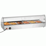 Présentoir chauffant professionnel R6 - 6 x GN 1/3 - 68 L | Bartscher_1