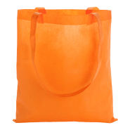 Tote bag non-tissé - coutures cousues - anses longues - 70 g/m² - couleur orange_1