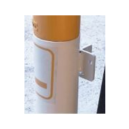 Cendrier sur pied - Vidage propre et rapide - Tube acier Ø 76 mm - Tête en aluminium moulé - Hauteur 600 mm - Verrouillable par clé triangle_1