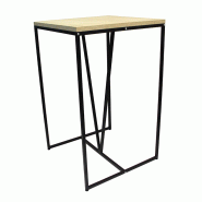 Pied de table mange debout métal design Istres -_1