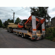 Semi-remorque MAX300 équipée de rampes