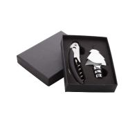 Set à vin - sommelier et stoppeur sapin de Noël - livré en boîte cadeau noire_1