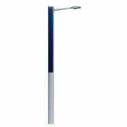 Lampadaire urbain solaire zenit lat 2 / led / 50 w / en aluminium et acier galvanisé / 7.2 m_1