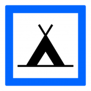 Panneau services terrain de camping pour tentes CE4a - Signalisation réglementaire_1