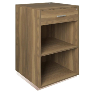 Comptoir Vertigo T03 MDF naturel et olivier avec tiroir 60x60x93cm_1