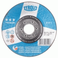 Disque à surfacer premium utilisation acier/inox ø 125 épaisseur mm alésage 22,2 mm