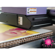 Imprimante LED UV à plat - Mimaki JFX200-2513 - Cadence jusqu'à 25 m²/h et format max 2,5m x 1,3m_1