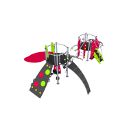 Structure multi-activités métallique etnik victoria sans poupee - ld1ek0240 - ludoparc_1