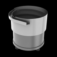 Vibreur circulaire avec cuve cylindrique - TAD - bol vibrant en acier inoxydable avec haute durabilité jusqu'à 30 ans_1