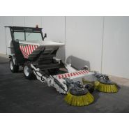 Ba-2500h-ag - balayeuse mécanique de voirie - Piquersa - moteur Perkins diesel 49,5 ch - transmission hydrostatique 4x4 - capacité 2500 kg_1