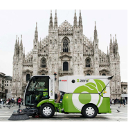 Balayeuse de voirie électrique  avec zéro émissions  - dulevo d.Zero2_1