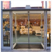 Porte piétonne automatique Axess - coulissante, cintrée, télescopique, pliante et angulaire_1