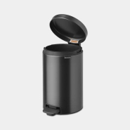 Poubelle à pédale newIcon -12 litres - Confident Grey - Design intemporel pour bureau ou chambre - Brabantia_1