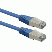ROLINE Cordon Cat.6 (Classe E), PoE, S/FTP (PiMF) , bleu, 15 m_1