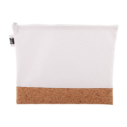 Trousse de maquillage personnalisée - polyester RPET 600D et liège naturel - impression sublimation_1