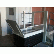 Élévateur mobile Minilift 2 - course 83 cm - capacité 300 kg - options garde-corps et accès ERP_1