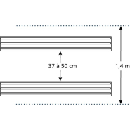 Rail de guidage EXTELINE 3GCE/1-5 - Accessibilité pour ERP - Marque Romus_1