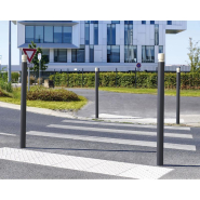 Potelet agglo haute visibilité - Réf : 206732.Gpro.9010 - Accessibilité, détection malvoyants_1