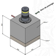 Borne automatique Sumo-f auto-e esthétique et compatible avec la gamme SUMO