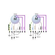 Tambour moteur en aluminium avec durée de vie de 10 000 heures