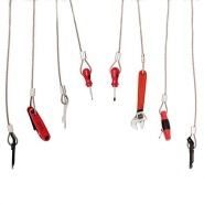 Station de réparation vélos classique - inox ou galvanisé - Cykleo - CykiFIX_1