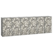 Vidaxl mur en gabion avec couvercles acier galvanisé 300 x 50 x 100 cm 143592_1