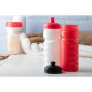 Bidon pour le sport en PE - 500 ml - Couleur rouge_1