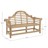 Banc Veradero teck 150 x 63 x 104 cm_1