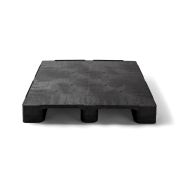 Palette plastique lourde 1140x1140x160 mm - plateau plein - 3 semelles - charge 7500 kg statique - charge 2000 kg dynamique_1