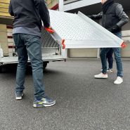 Rampe de chargement pivotante & facile à manipuler - jusqu'à 400 kg - DH-AI12/13_1