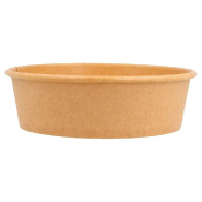 Saladier carton Kraft 500cc Ø15/12,8x4,5cm - par 50_1