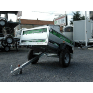 Remorque sans frein DAXARA 148 - 1 essieu, 600 kg, fabrication française - bricolage, petits transports et vacances_1