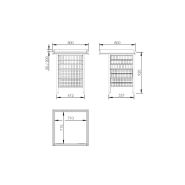 Table à langer pour handicapé - Granberg KID 327 - Combinaison 2 - Réf. 327-082-1 avec lavabo et échelle télescopique_1