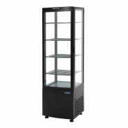 Vitrine réfrigérée panoramique avec porte incurvée - série C - noire 235L - Polar - CX573_1