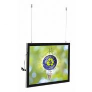 8072 - Cadre porte-affiche LED double face magnétique - Afix Diffusion - Format A1 - Lumière homogène_1