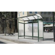 Abri Bus Andria Savone Pise Parme - Buff'hyeres Collectivités - Acier Galvanisé et Polycarbonate_2
