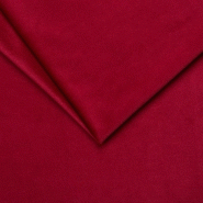 Canapé d'angle Nordic convertible express - Couchage quotidien 16cm - Tissu velours rouge_1