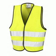 Gilet de sécurité enfant - jaune fluo - sécurité école_1