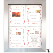 Porte-menu lumineux sur pied - LED basse consommation_1