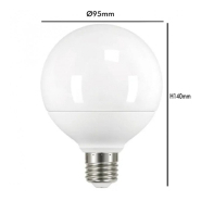 Ampoule LED E27 - 15W - 300º - G95 - Réf 3339C1 - Haute efficacité énergétique et économie d'énergie_1