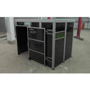 Cabine de soudage laser classe 4 - 3x2m avec porte coulissante_1