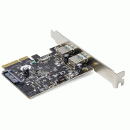 Carte PCIe 2 Ports USB - 10Gbps/port - Carte Contrôleur Hôte USB 3.2 Gen 2 Type-A PCI Express 3.0 x2_1
