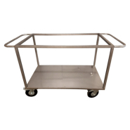 Chariot tourne broche inox pratique, esthétique et personnalisable mobigrill : l'accessoire pour travailler partout confortablement_1