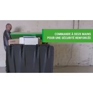 Compacteur et tasseur de bac BP660 à BP1100 LITRES pour réduction de volume de déchets jusqu'à 75 %  en EHPAD_2