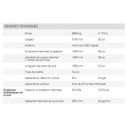 Fl95 - tête d'abattage Waratah - poids net 2620 kg/5 776 lb - adaptée aux pentes abruptes avec boîtier de scie rétractable_1