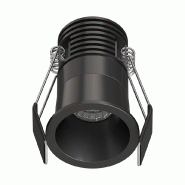 LYRA Mini Spot encastré noir 5W, CCT 2700-3000-4000K, 250-300Lm, dimmable, basse luminance - S0220490D - SOLUM_1