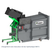Mini compacteur monobloc 2,3m3 et 3,8m3 - idéal pour espaces limités : parkings, restaurants, immeubles de bureaux - traitement des déchets humides et secs_1