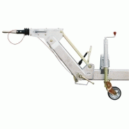 Remorque 2.5 tonnes avec plancher en contreplaqué et 4 points d'arrimage